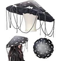 2 Chapeaux Champignon Pour Costume Et Fête - Noir Et Rouge, Taille Unique, Parfait Pour Cosplay Et Déguisement - 2