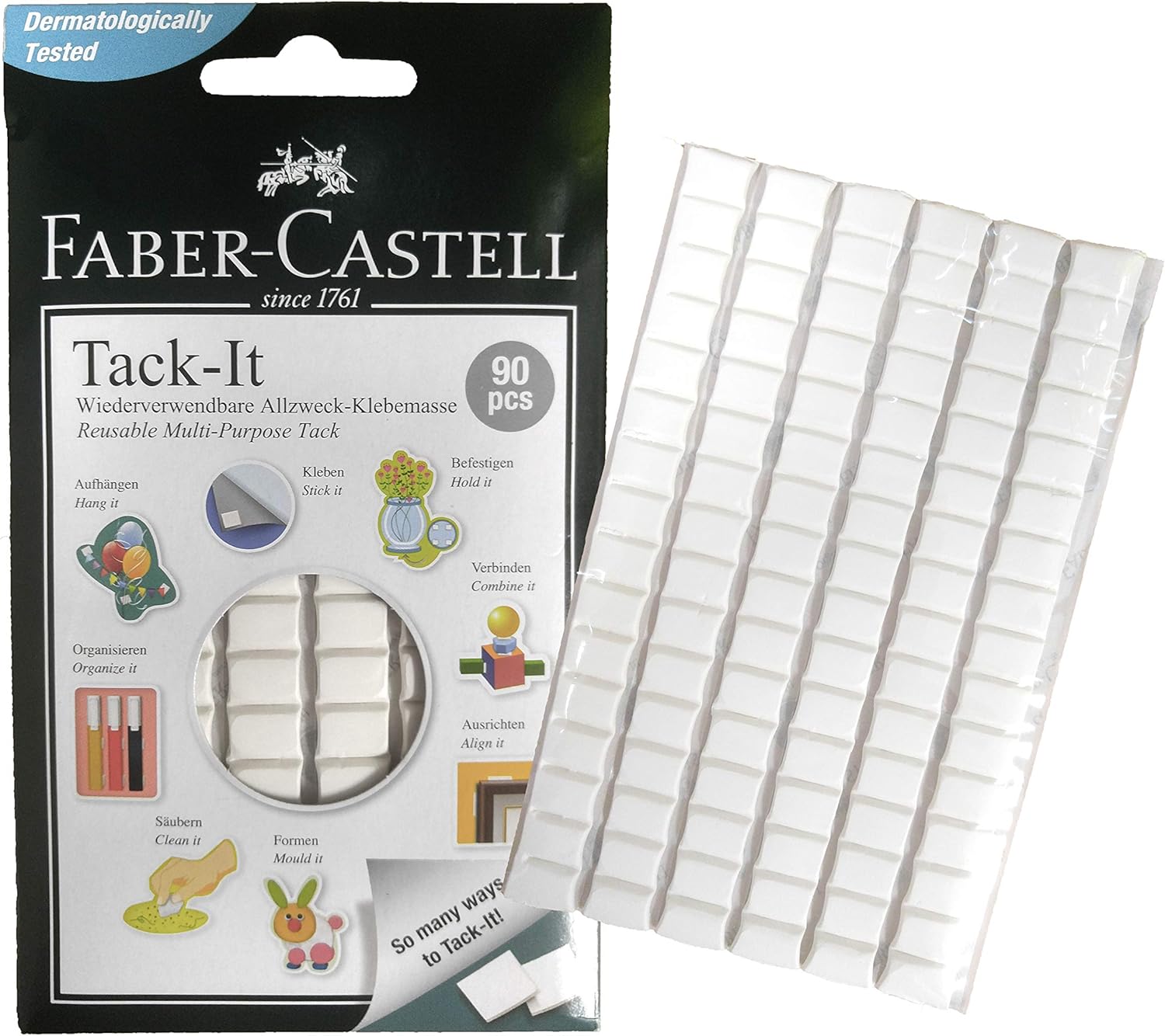 Faber Castell Tack It Reusable Removable Adhesive Tacky