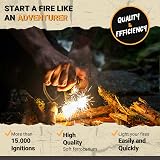 Ours Furtif Survival Flint and Steel XL 10mm Fire Starter Kit view 3