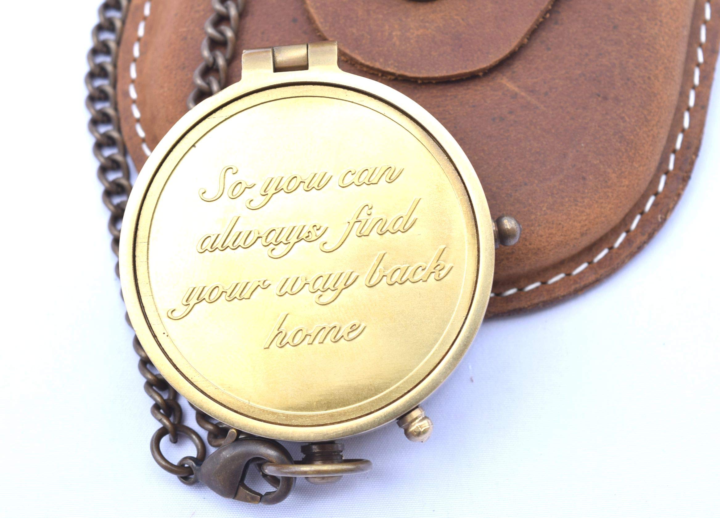 Neovivid Camping Compass Engraved So You Can Always Find Your Way Back Home Gift Compass Christmas