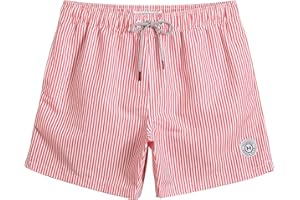 maamgic Mens Swim Trunks 5" with Mesh Lining Quick Dry Bathing Suits for Men Swim Shorts Swimwear