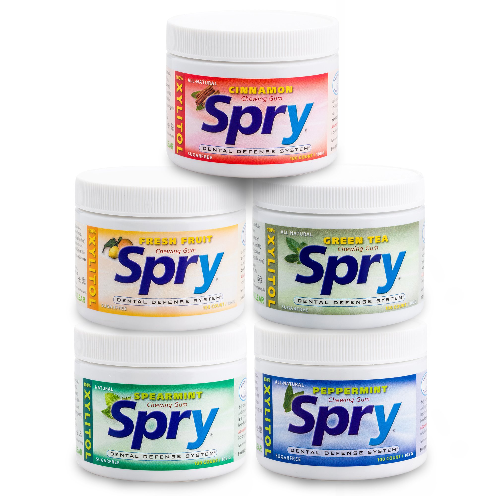 Spry Xylitol Sugar Free Mints, 45 Count Tube, Assorted