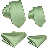 Hi-Tie Father and Son Tie Set Striped Plaid Ties for Men and Boys Silk Necktie Pocket Square Set for Wedding Gifts