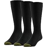 GOLDTOE Men's Fluffies Casual Crew Socks