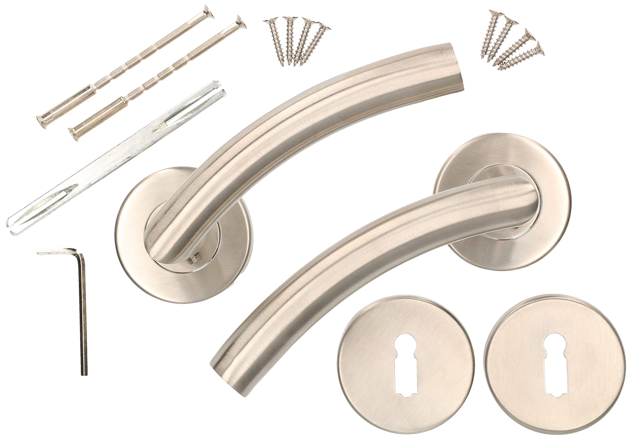 KOTARBAU® Rosette Fitting 130 mm INOX C BB - Deadlock Universal