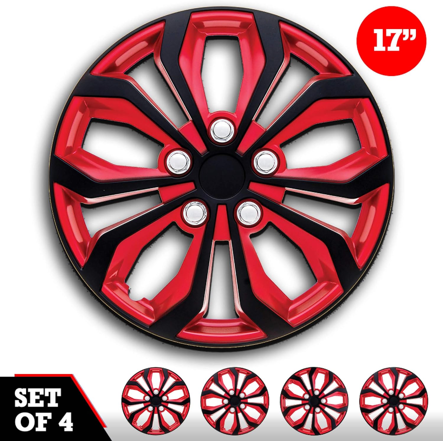 17 inch black hubcaps exclusive designs