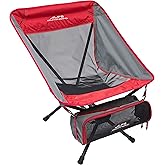 ALPS Mountaineering Simmer Camping Chair, One Size, Salsa/Charcoal - NEW