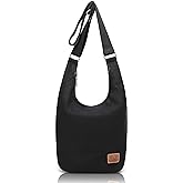 Coton Pose Women Hippie Crossbody Bag - Top Zip Large Capacity Canvas Sling Bag - Jacquard Cloth Handmade