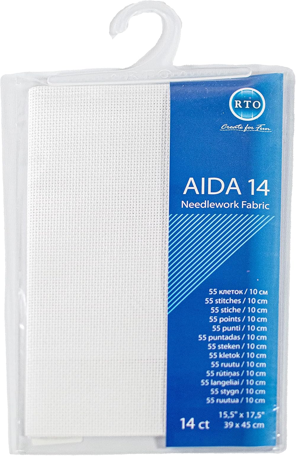 Mouldmaster Aida 14 Count White 39cm x 45cm Cotton Machine Washable
