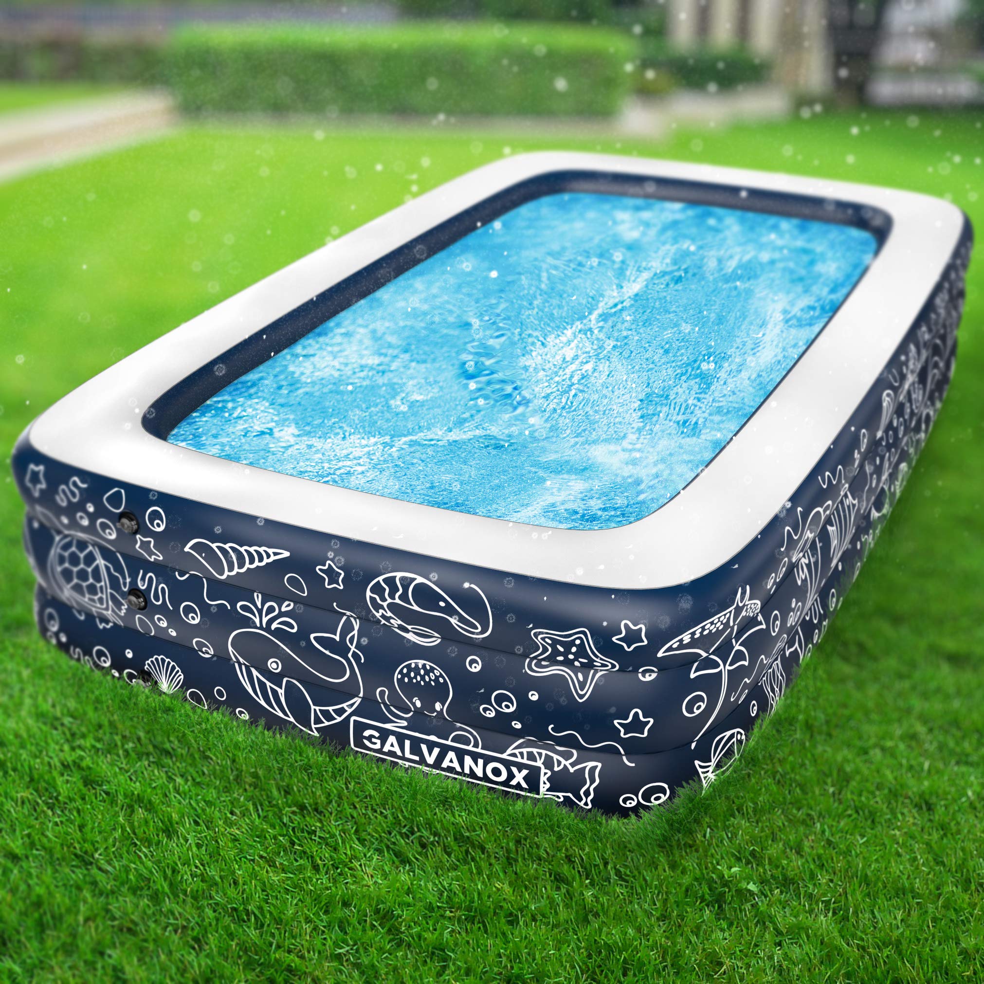 Mua Galvanox Inflatable Pool, XL Above Ground Swimming Pool for Kiddie