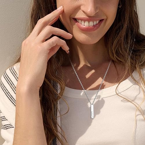 LIU JUN Be Of A Bich Hidden Message Necklace, Be Kind of