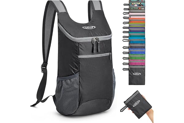 G4Free Lightweight Packable Shoulder Backpack Hiking Daypacks Small Casual Foldable Outdoor Bag 11L