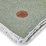 Petface Sage Herringbone Pet Comforter Blanket view 5