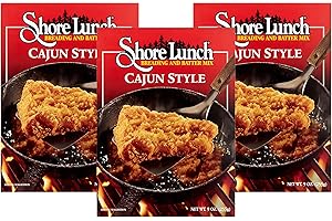 Shore Lunch Fish Breading Batter Mix, Cajun Style, Pack of 3