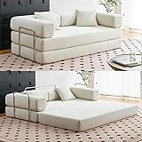 Compression Sofa - 78''Convertible Floor Sofa Bed