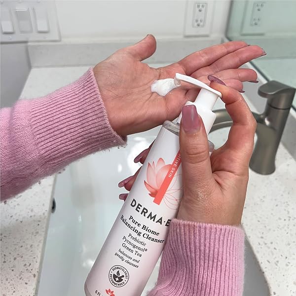 DERMA E PURE BIOME BALANCING CLEANSER, 6 FZ