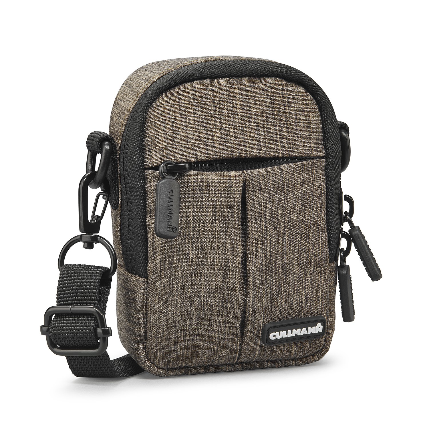 Cullmann - 90221 - MALAGA Compact 300 Camera bag for compact cameras, brown - inside dimensions: 70x110x40mm - water-repellent due to 450D Rip-Stop Polyester PU coating