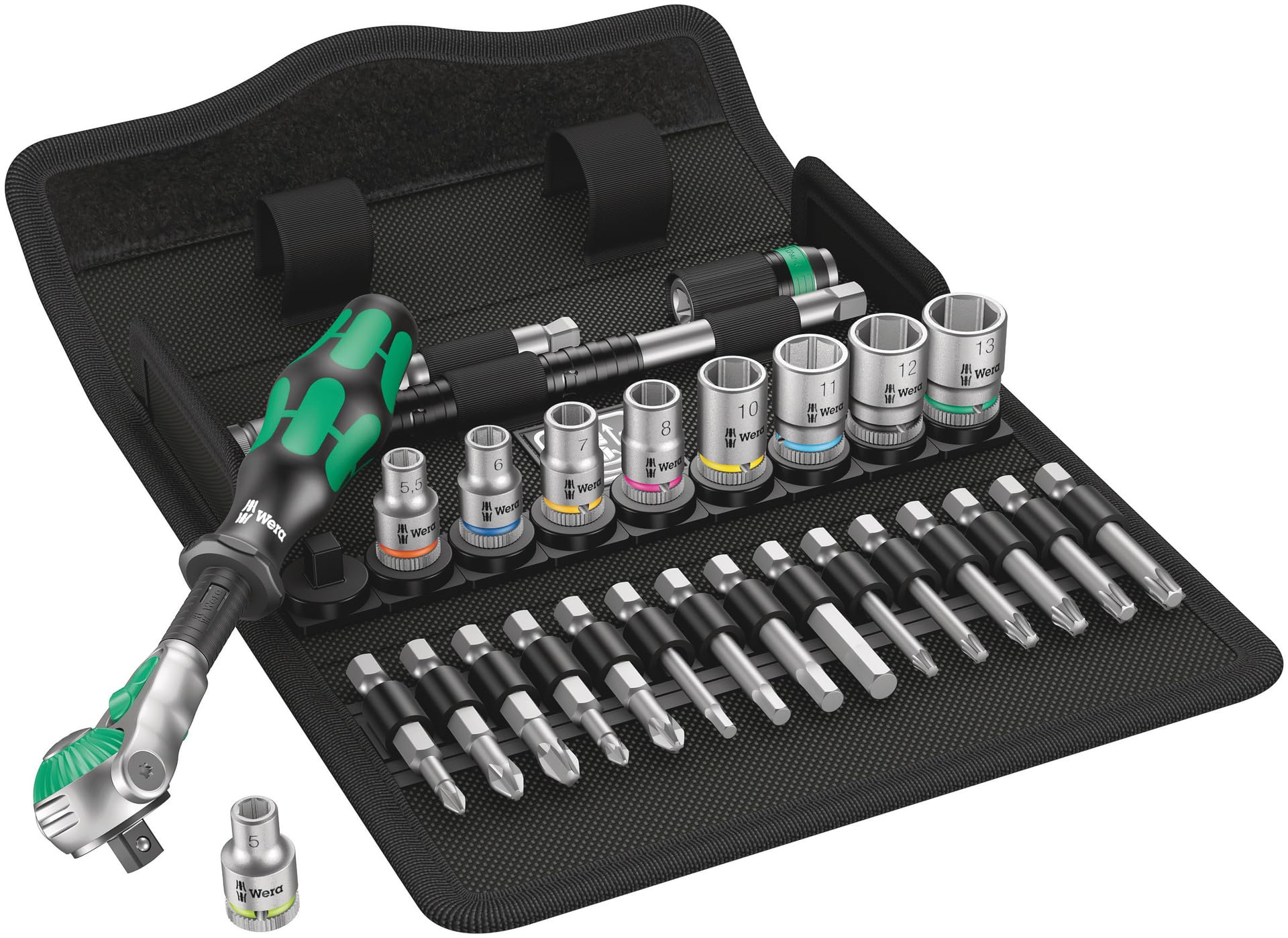 Wera 8100 SA 6 Zyklop Speed Ratchet Set 28-Piece