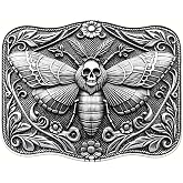 GRAERRY Cowboy Belt Buckle for Men Women Vintage Rodeo Texas Map 1836 Longhorn bull Western Belt Buckles