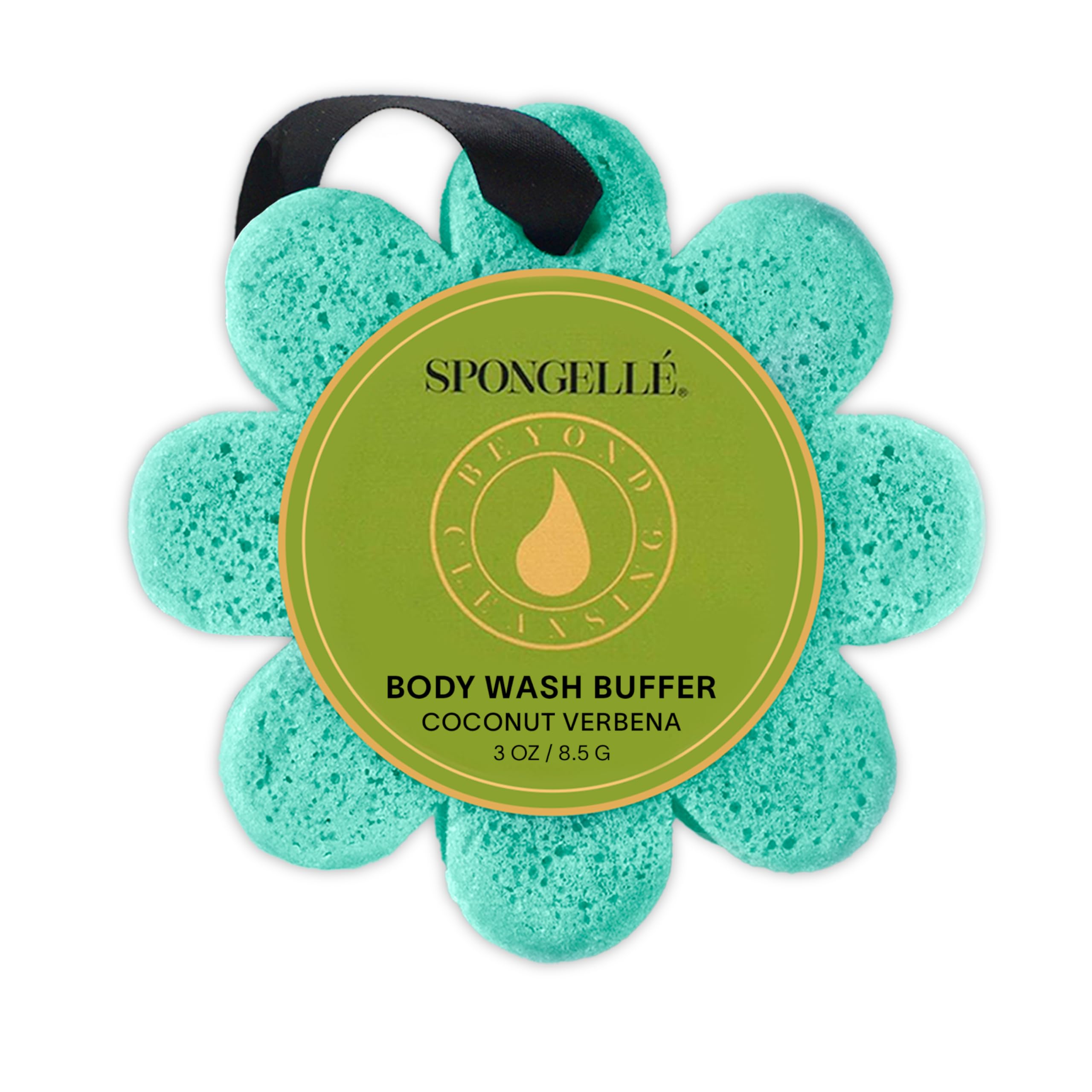 Spongellé Wild Flower Body Wash Infused Buffer, Coconut Verbena