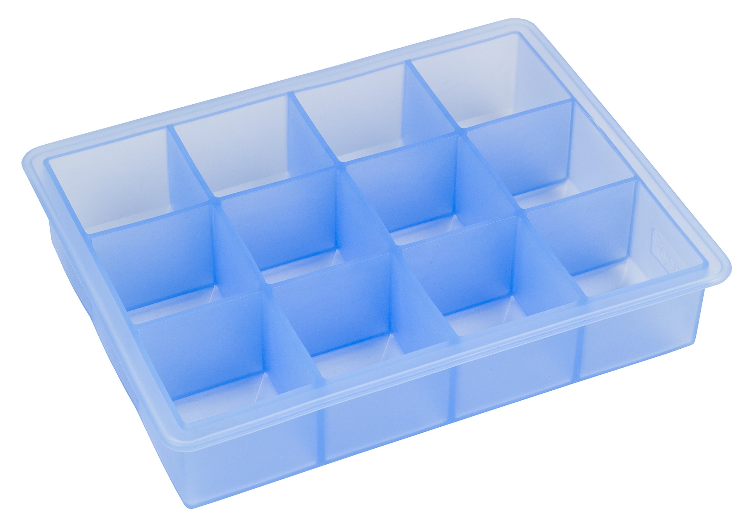 Lurch 1-Piece 4 cm Ice Cube Tray Cubes, Blue