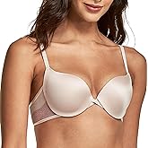 Maidenform Women's Push-Up Bra, Love The Lift Lace Demi Push-Up Bras for Women, Smoothing, Underwire, Convertible Straps