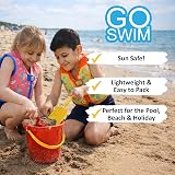 Go Swim Baby Toddler Kids Float Vest 1-6 Years 50+ UV Safety Strap Free Swim Bag view 4