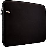 Amazon Basics 17.3-Inch Laptop Sleeve, Protective Case with Zipper - Black