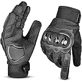 AXIZ Motorcycle Gloves for Men and Women, Full Finger Knuckle Protected Motocross Cycling Racing Riding Motorbike Gloves for BMX ATV MTB Mountain Dirt Bike Gloves