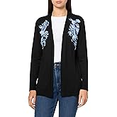 Kasper Womens Open Front Cardi W/Emb