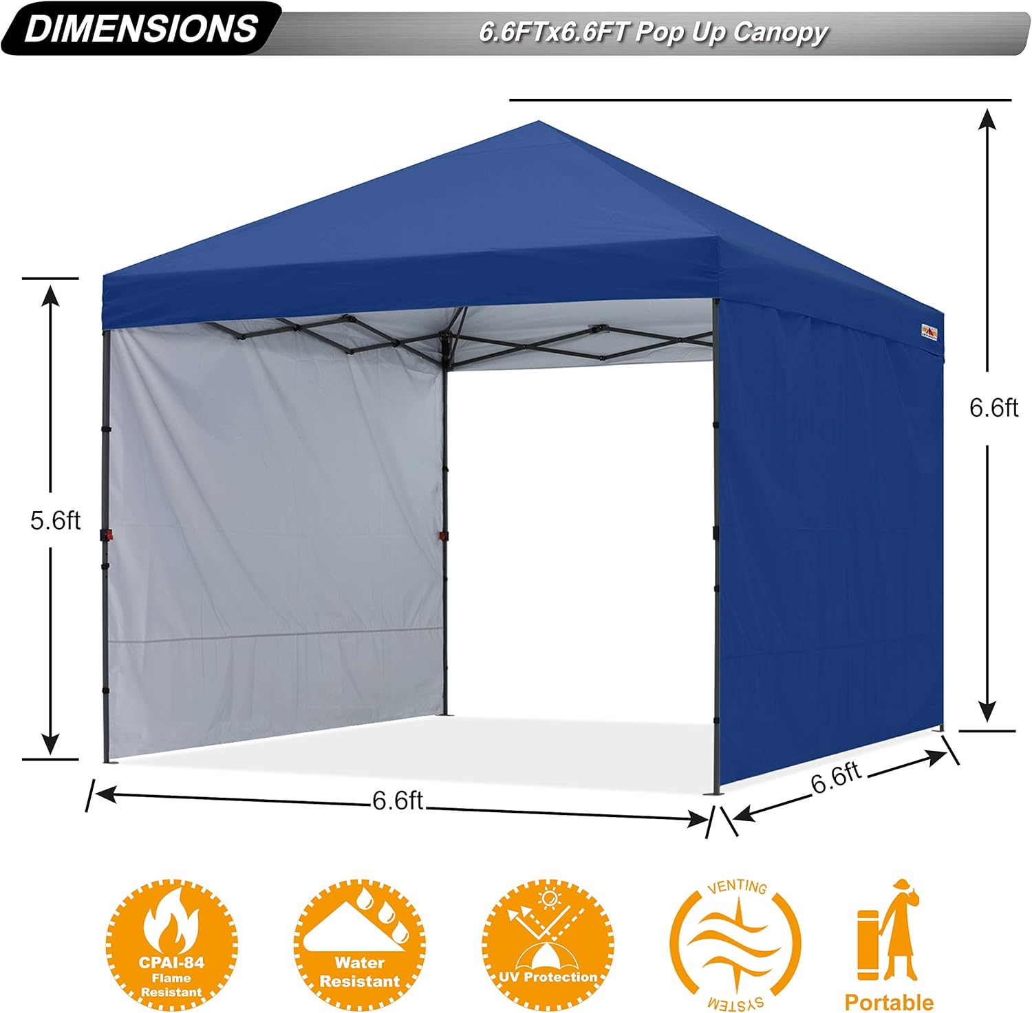 ABCCANOPY Patio 2x2 Gazebo Fully Sunproof Heavy Duty Pop Up Gazebo