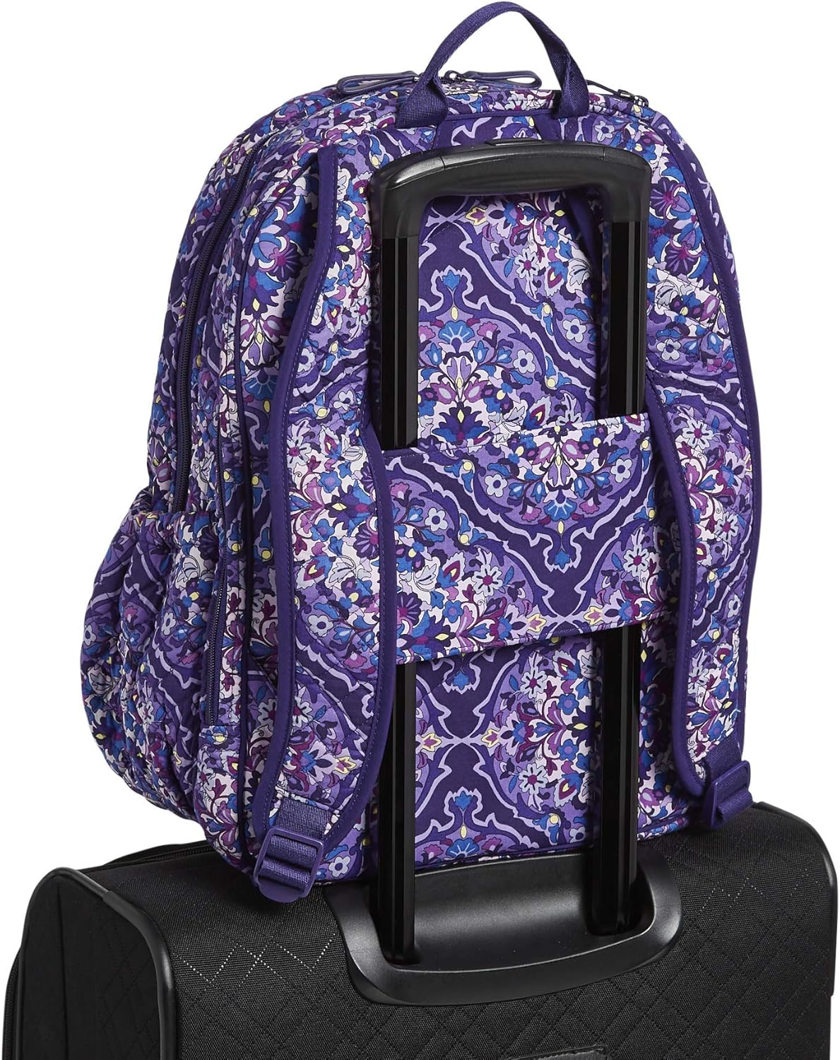 Vera Bradley Women's Signature Cotton Campus Backpack, Regal Rosette, One Size