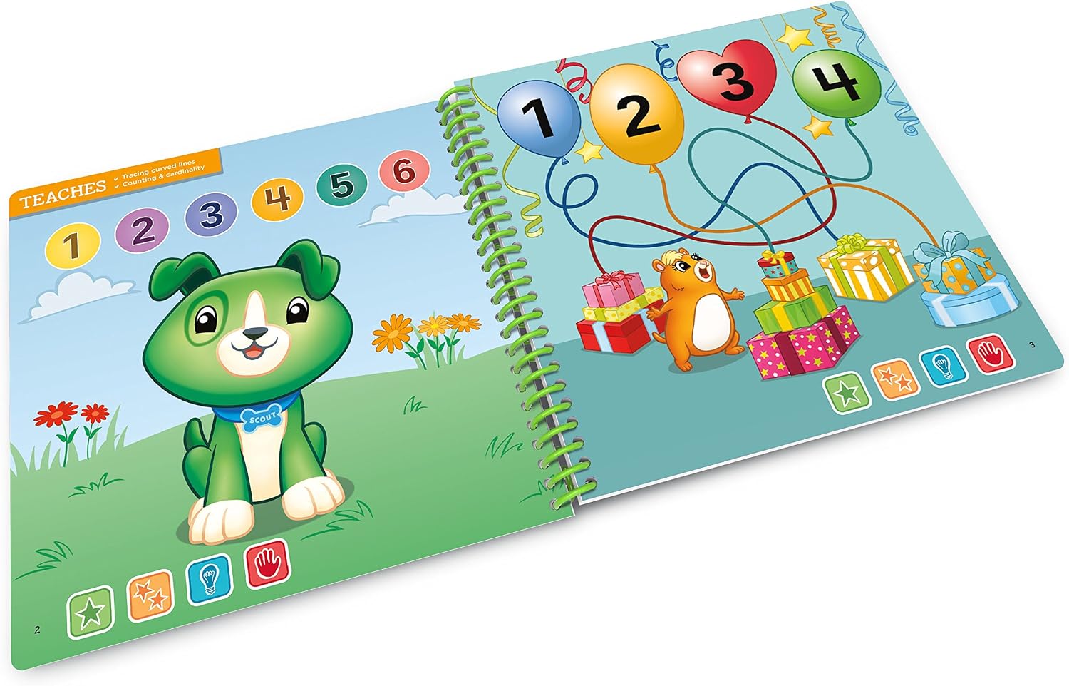LeapFrog 80-460700 LeapStart Book, 3D Scout and Friends Math with Problem Solving, Level 1, English Version - Image 5