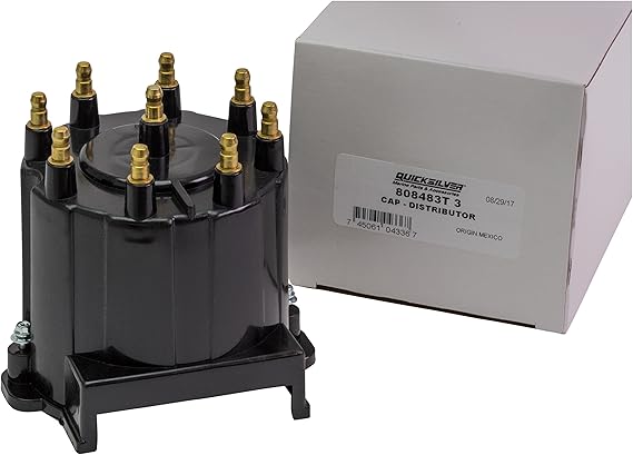 Amazon Com Quicksilver 808483t3 Distributor Cap Kit Marinized V 8 Engines By General Motors With Delco Hei Ignition Systems Except Mpi Engines With Ecm 555 Connections Sports Outdoors