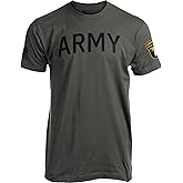 Army PT Style Shirt - U.S. Military Physical Training Infantry Veteran Workout T-Shirt