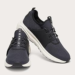 Oakley Men's Dry Sole Sneaker, Black/White, 12