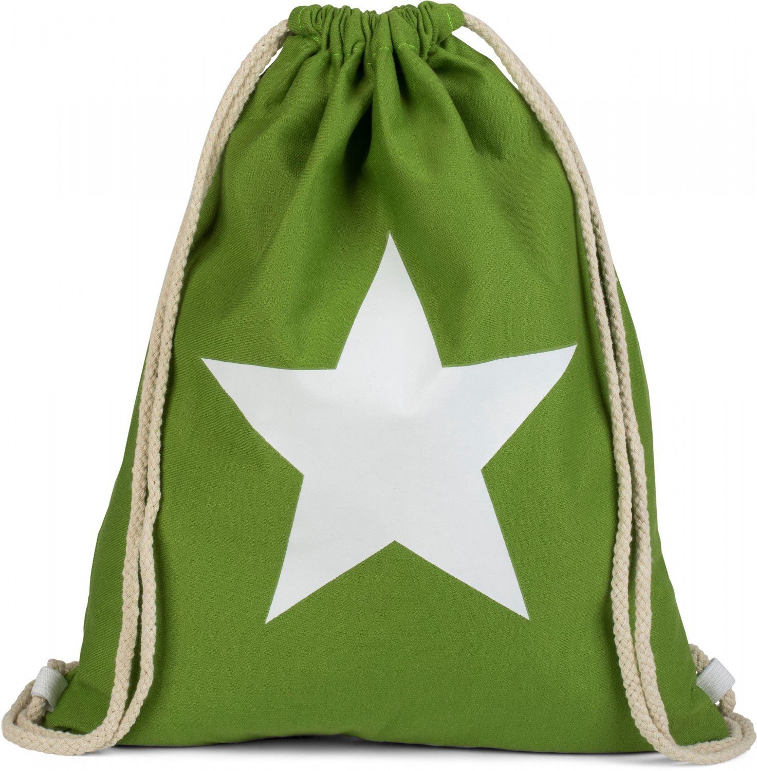 styleBREAKER gym bag rucksack with star print, sports back, bag, unisex 02012088, Colour:Green/white