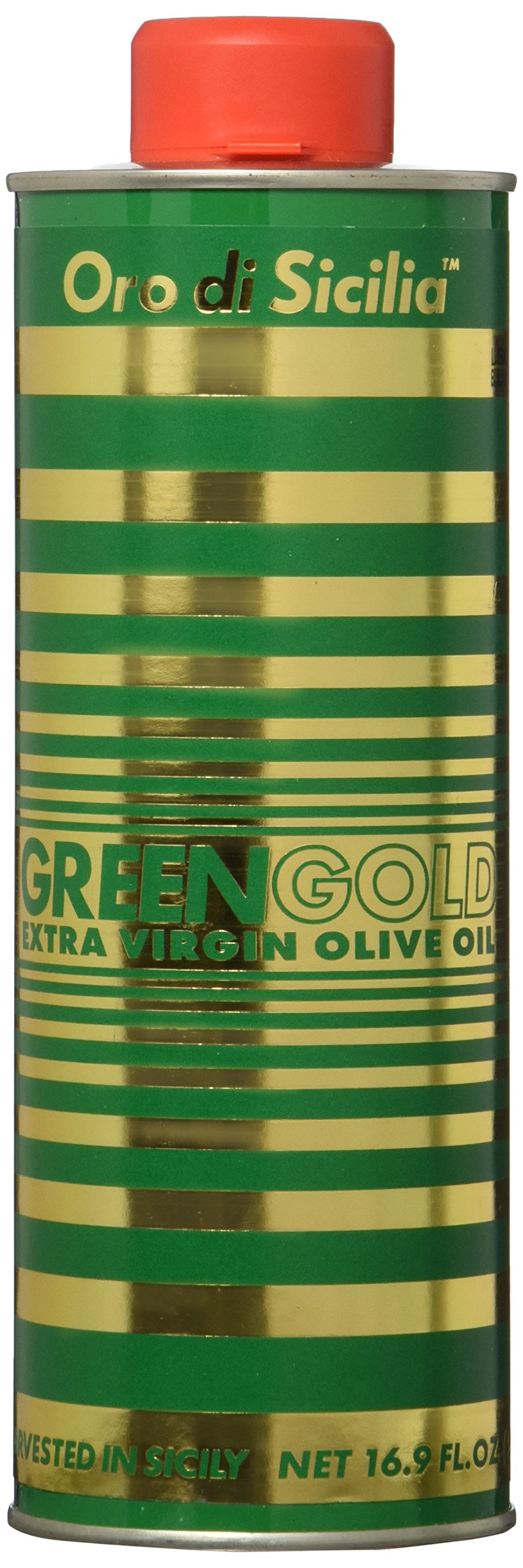 Oro di Sicilia Green Gold Extra Virgin Olive Oil, 16.9 Ounces
