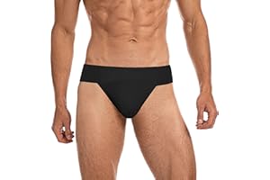 BAKPH Men's Thong Dance Belt,Wide Elastic Waistband