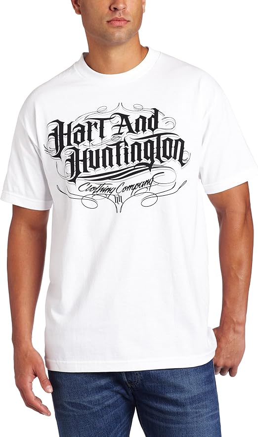 Hart & Huntington Men's Folsom Jersey Shirt, Color Blanco, Talla X