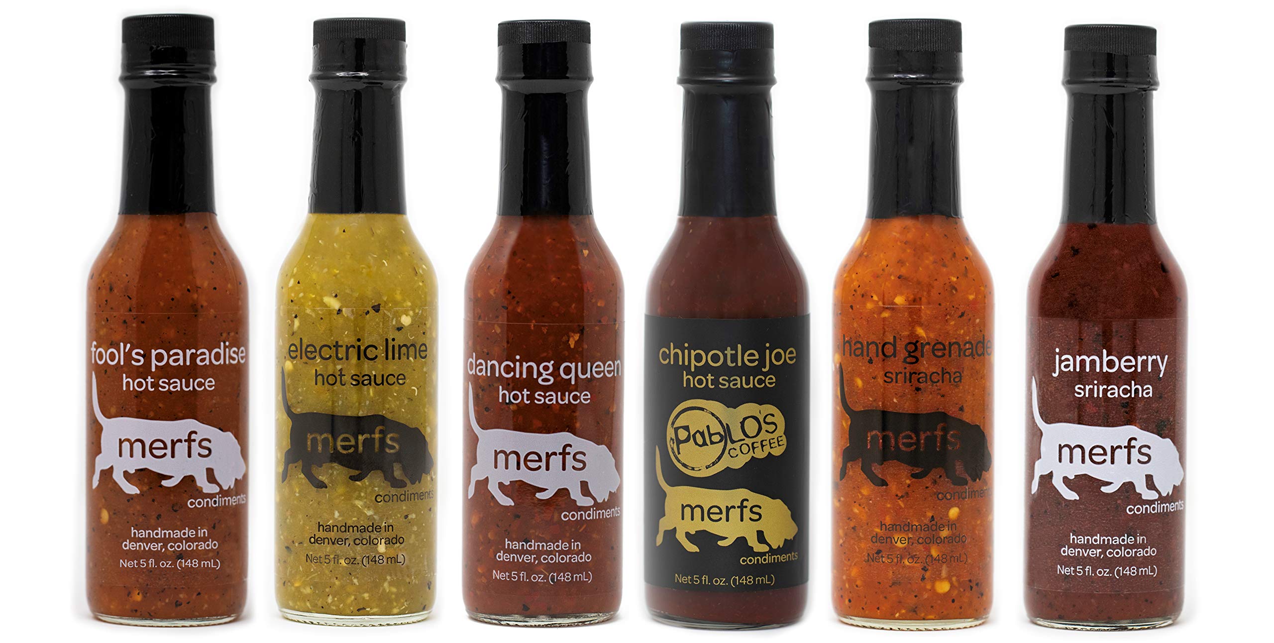 Merfs Condiments Hot Sauce (Hand Grenade Sriracha, 3 pack