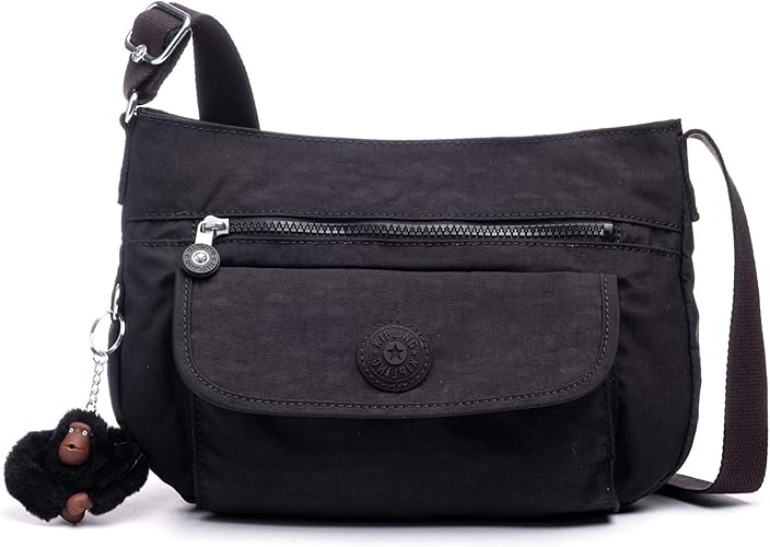 kipling syro crossbody bag black