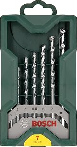 Bosch Masonry Drill Set 160mm x 83mm x 21mm 7 Pcs view 2