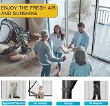 Koorium Magnetic Fly Screen Door Curtain Bug Mesh Insect Protection 90x210cm view 3