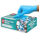 London Labs Nitrile Gloves, Blue, Small, Disposable, Latex-Free, Powder-Free, 100 Count