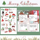 POPOYU Inflatable Christmas Photo Booth with 38 Props for Parties view 4