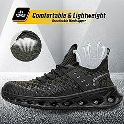 Steel Toe Shoes for Women Men Wide Non Slip