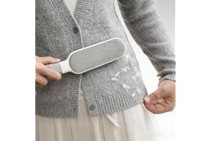 Reusable Pet Hair Remover Brush, Double Sided Lint Brush for Clothes, Couch & Carpet, Electrostatic Dog & Cat Hair Remover To