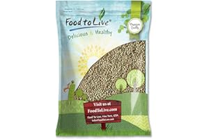 Whole Green Lentils, 10 Pounds – Dried Raw Lentils, Sproutable, Kosher, Vegan, Bulk. Rich in Dietary Fiber, and Protein. No S