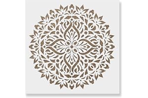 STENCIL REVOLUTION Trevo Mandala Stencil - Designer Stencils, Furniture Stencils, Mandala, DIY Mandala, Large Mandala